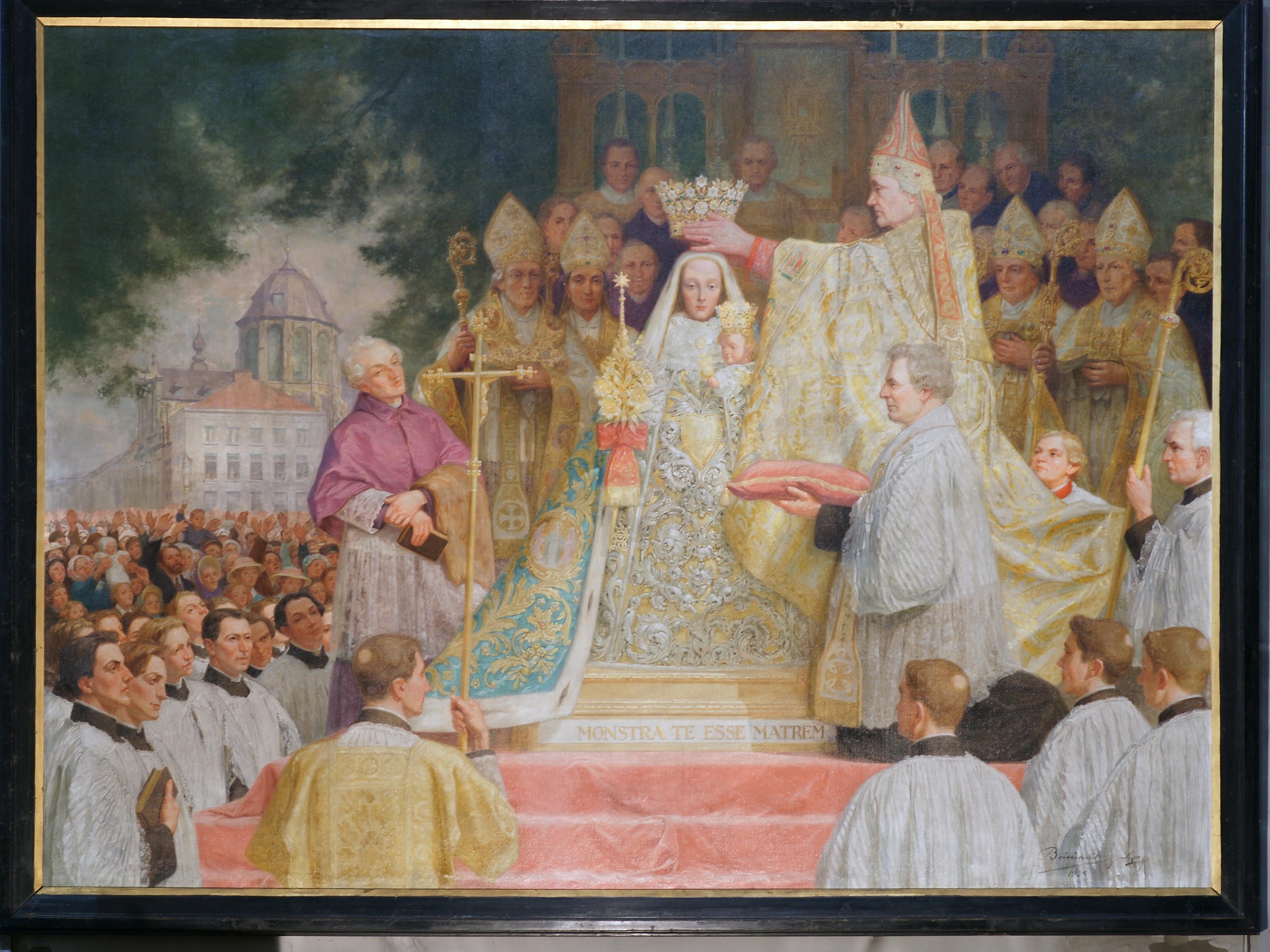 Schilderij van de Kroning in 1876